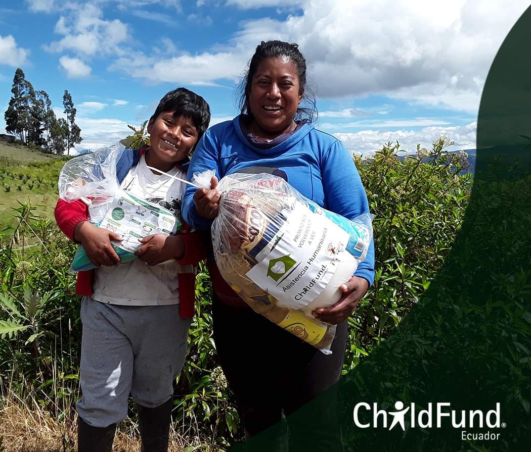ChildFundEc's tweet photo. Gracias al trabajo de #ChildFundEc 2145 kits de alimentos fueron entregados a familias de #Imbabura. En el contexto de la #emergencia por el #Covid_19 seguimos brindando esperanza a quienes más lo necesitan.
Comparte el mensaje y dona aquí: https://t.co/7bltR0ViPK https://t.co/bSM7OnrUdw