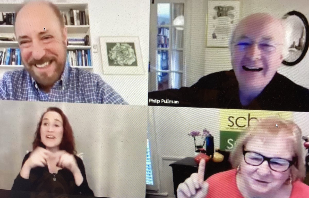 Favorite quotes from gifted author Philip Pullman, “If you want to develop your craft as a writer, READ!”; “Hope is a virtue, not a temperament.”; “Storytellers’ responsibility is to the story, to tell the story as best as they possibly can.” Thank you, #scbwi #scbwisummerspec ❤️