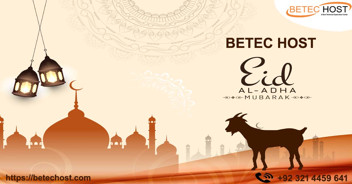 betechost's tweet photo. Eid Mubarak!
May Allah accept your sacrifice, and all your prayers.
#BetecHost
https://t.co/7atTBGxnae
#web #hosting #services #webdesign #pakistan #webdevelopment #websitedesign #lahore #uae #design #webdesigner https://t.co/zy7NOG3Gul