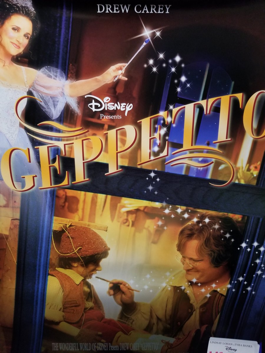 deathtohank's tweet photo. Scored this @DrewFromTV Geppetto poster. Thinking about hanging it in my office.
#sweetfind #thepricewasright #drewcarey #geppetto https://t.co/cwmKsPdIhi