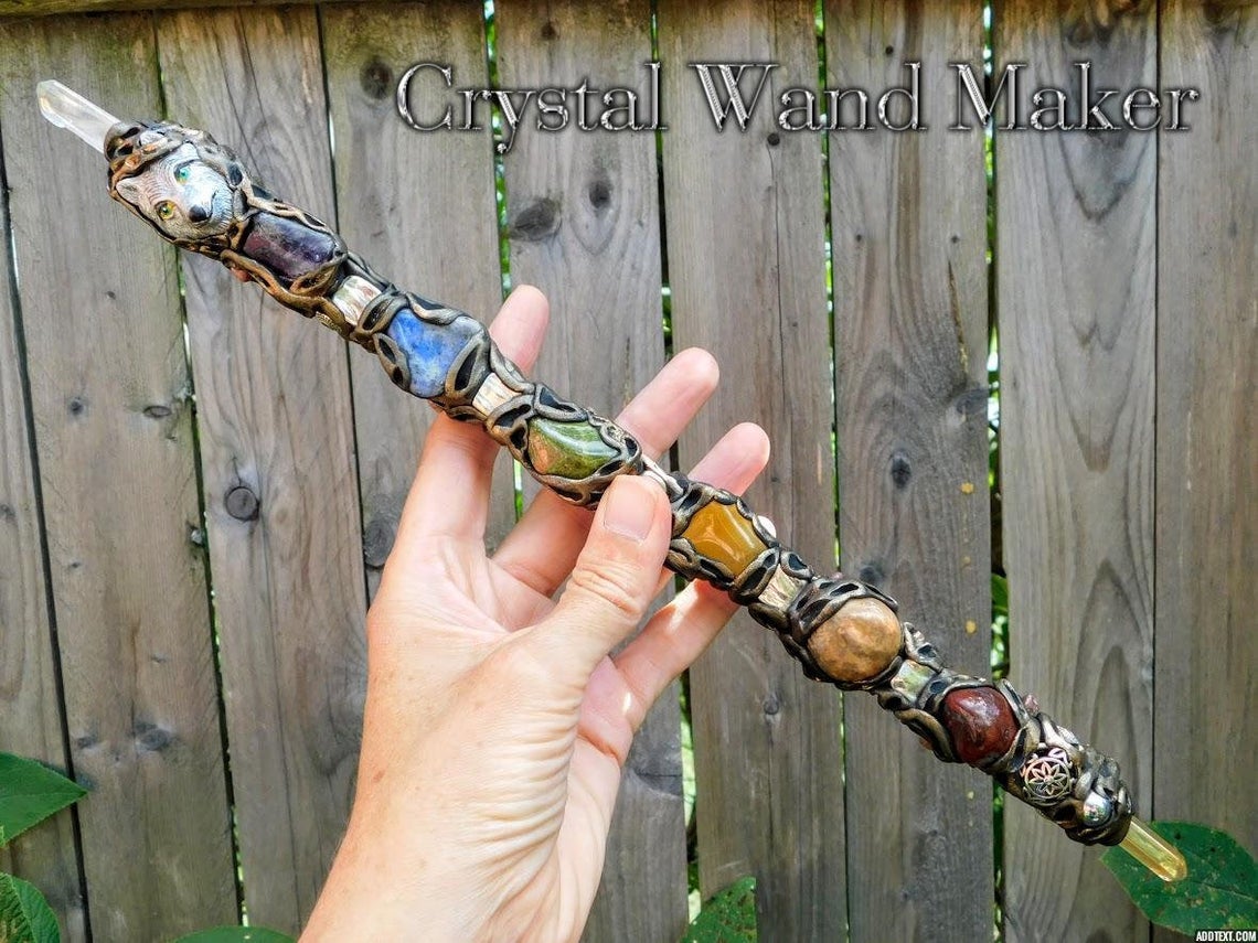 Chakra Healing Crystal Wand with Wolf Totem now available in our Crystal Wand Maker Shop! etsy.com/listing/833754…
#crystals #crystalwands #crystalhealing #reiki #reiki #Wands #chakra #chakrahealing #chakrawands