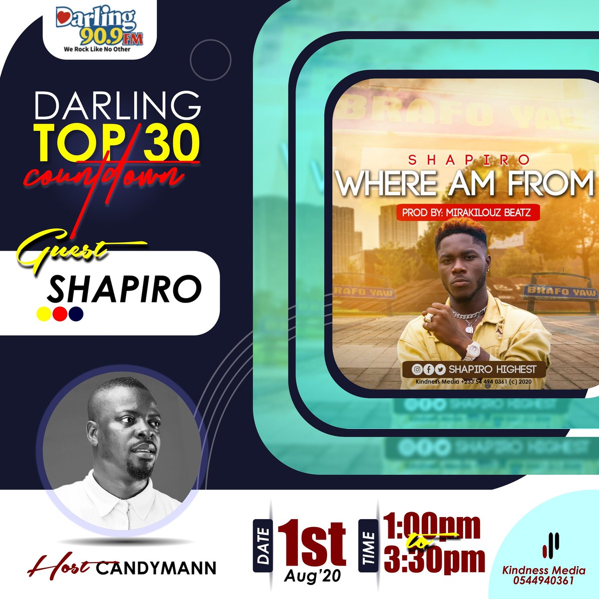 Shapiro_Highest's tweet photo. #WhereAmFrom🔥The Biggest Trap/Hip Hop Track In Central Region Right About Time Will Be Stream Live On Your Favourite Radio Station [ DarlinG 90.9] Tomorrow ⭐ Be Alert 💡https://t.co/J6tCmu2bUS

#bbnaija2020lockdown #brownskingirl #NengiTheAttraction #HuaweiY8p #PureEid #KingAlr https://t.co/g2DqVXAuaH