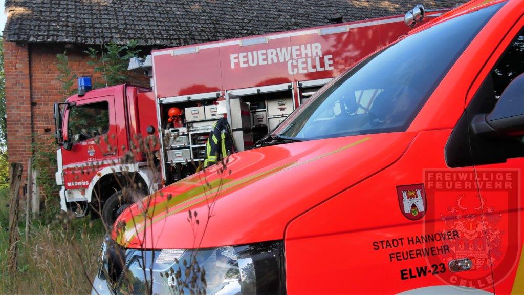 Pferd in Keller gestürzt!  Aufwendige Tierrettung in Hustedt – Kran der <a href="/Feuerwehr_H/">Feuerwehr Hannover</a> im Einsatz

In einer Scheune war ein Pferd durch eine ca. 1,50 X 0,90 Meter große Öffnung gefallen. Zur Rettung musste es mit einem Kran aus dem Keller gehoben werden.

feuerwehr-celle.de/einsatzbericht…