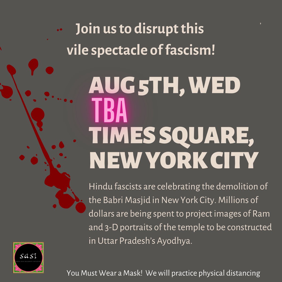 **Important Update*** ~ As we learn new details of the fascist ceremony, we need to re-assess our timings! ** Stay Tuned!