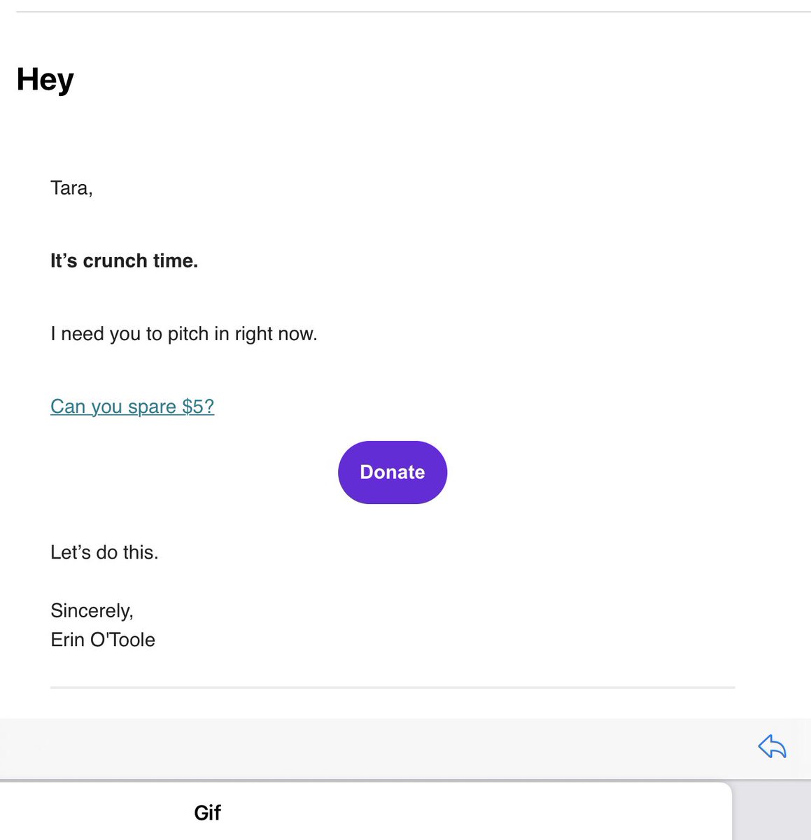McConkeySandy's tweet photo. I was shocked by the communication of this email from @ErinOTooleMP .  

No please
No Thank You

In my opinion this is rude and does not sound like communication from a future Leader or Prime Minister 
#MannersCount https://t.co/7fYSwgRMq8