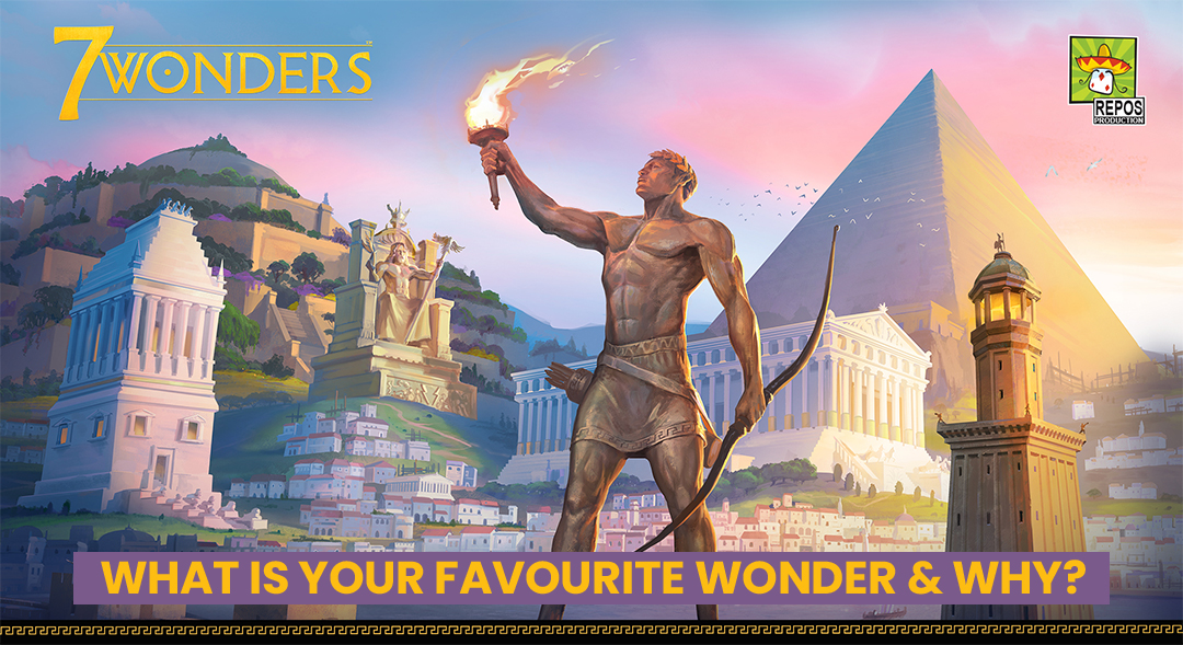 boss_minis's tweet photo. Amongst other things, the Boss Loves history as well a good Board Game, and when the 2 collide, I get very excited!

With the great news of the upcoming release of 7 Wonders 2nd edition releasing later this year, I want to know what your favourite Wonder is? https://t.co/Ghi1XXLiOM