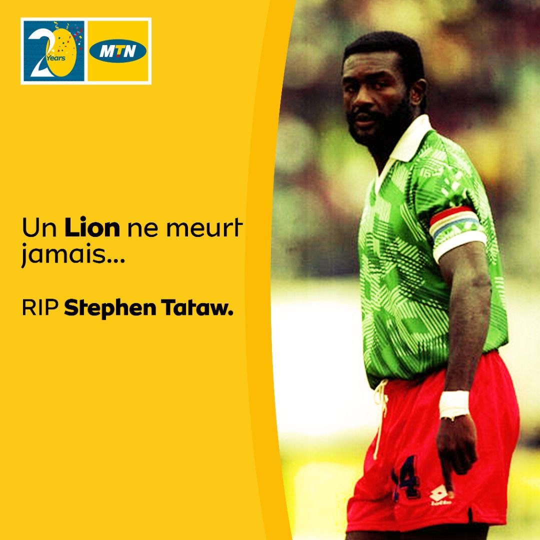 MTNCameroon's tweet photo. MERCI CAPI🌹
Quel souvenir conservez-vous de la carrière du capitaine Stephen Tataw?
#RIPCAPI https://t.co/vieU8J8r8g