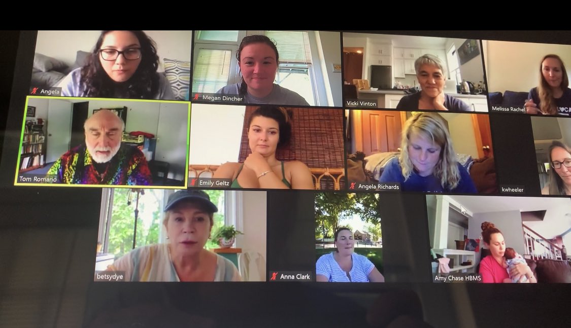 MarlingEnglish's tweet photo. Incredibly grateful for all of these wonderful humans (and everyone else from the @UNHLit community) for always challenging my thinking, lifting me up, and re-energizing my teaching every summer. My MST may be done, but I’ll certainly be back! https://t.co/on8mvQnbNv