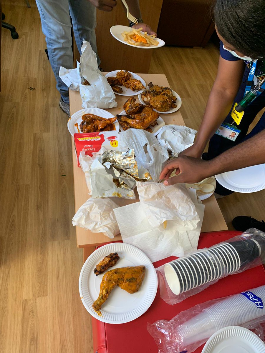LTJadeWard's tweet photo. And so with a hearty feast and gifts to boot, we bid farewell to our #bosslady Shahida as she moves on to bring her knowledge, care and leadership to @Oakley_Court. We'll miss you but look forward to seeing you prosper even more, what a journey we have all shared with you. https://t.co/bfzVHllzoJ