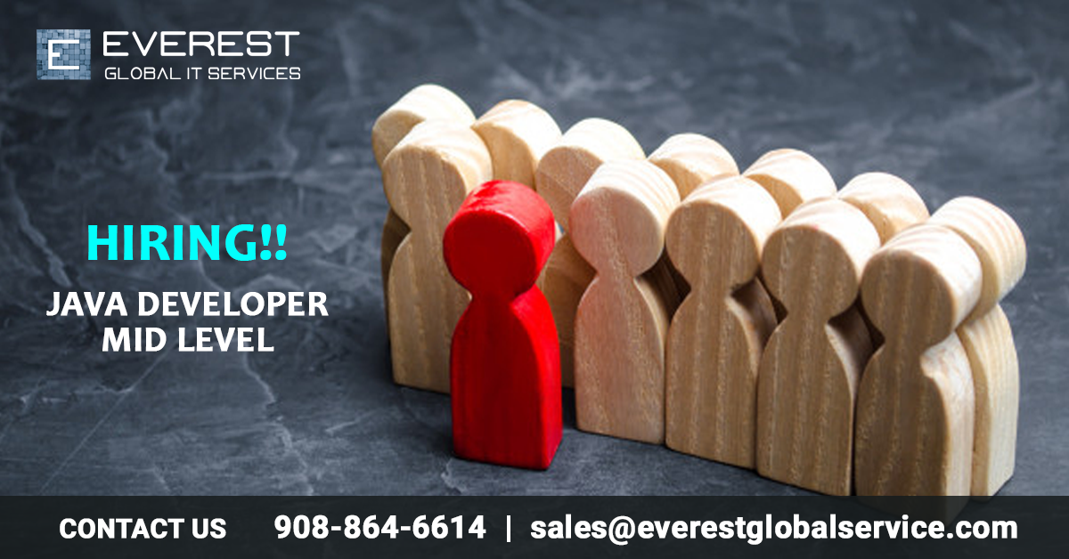 EverestGlobalIT's tweet image. We are #Hiring Middle-Level Java Developer! Who can undertake #FullStackJAVADEVELOPERS
Connect @EverestGlobalIT
everestglobalservice.com/main/contactus
Mail #Resume to sales@everestglobalservice.com | CALL: 908-864-6614
#JAVADeveloper #JavaEngineer #JAVAProgrammer #JAVAJobs #USAJobs #ITServices