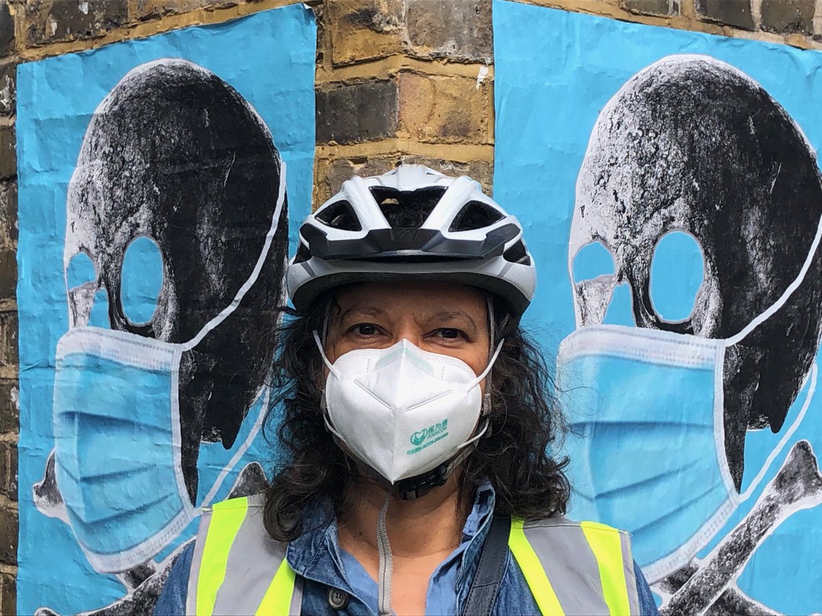 Here’s my face mask Layla  #facemaskcatwalk