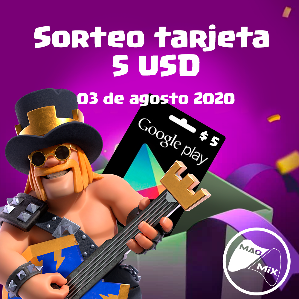 MaomixGames's tweet photo. ⚔️Sorteo🔥
Tarjeta de 5 usd:

1. Sígue a @MaomixGames 
2. Rt y fav 
2. Diligencia este Formulario https://t.co/r121BBtVAv

Mucha suerte a todos
El ganador será anunciado el lunes 03 de Agosto https://t.co/PSTdQOUbML
