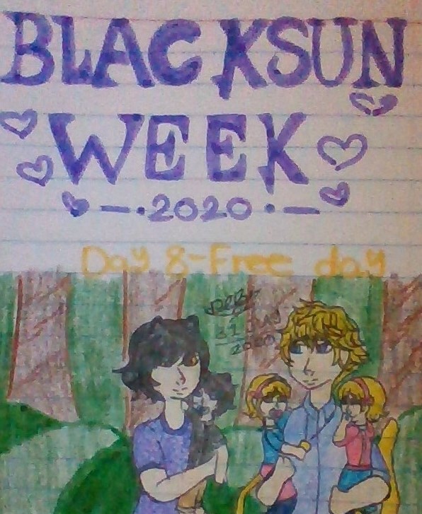 Deby_TheLazy3's tweet photo. Blacksun week 2020 
 Day 8:Free day
 i hope someone likes it!
#BlacksunWeek2020 #blacksun https://t.co/wazQMkdE5s