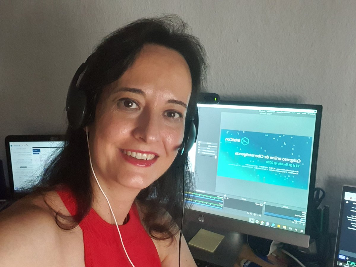 yocomu's tweet image. Finaliza #IntelCon el gran congreso de #ciberinteligencia tras cinco días en los que grandes profesionales internacionales han compartido su experiencia y conocimientos. Muy orgullosa de haber colaborado con el streaming y haber formado parte de la familia @gIntelSeg Mil gracias.