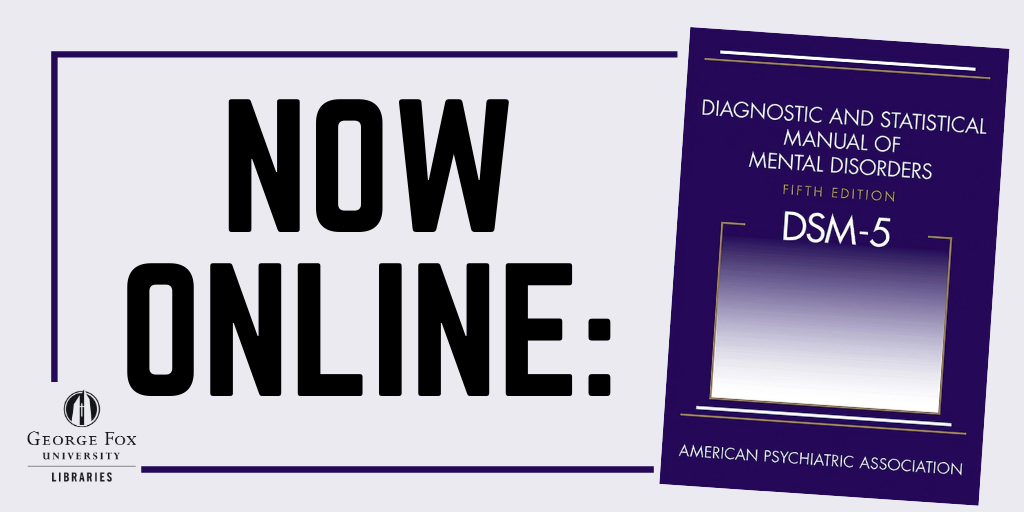 libraryGFU's tweet photo. Get immediate access to the full content of the DSM-5 with your GFU login: https://t.co/km2M3HjaMb https://t.co/MyShLlXrHX
