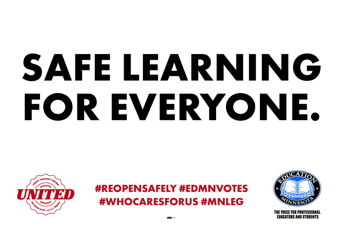 The average public school building is 44 years old. Some have new, top-of-the line HVAC systems. Others lack a full-time custodian.

COVID numbers are an important factor in deciding to reopen. But so are the numbers inside a school. We must #ReopenSafely.