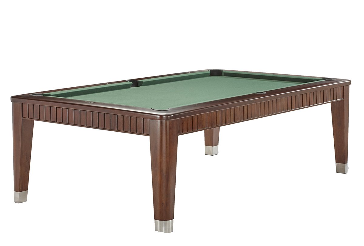 The Henderson offers the sleek look of a fine dining room table with the legendary play-ability
of the Brunswick Billiards brand. Please visit your local Brunswick authorized retail to make your purchase today!!!