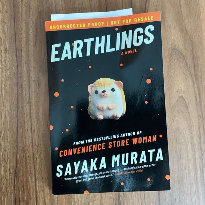 I can’t wait to start this! I LOVED ‘Convenience Store Woman!’ Thank u @peterblackstock @sayakamurata