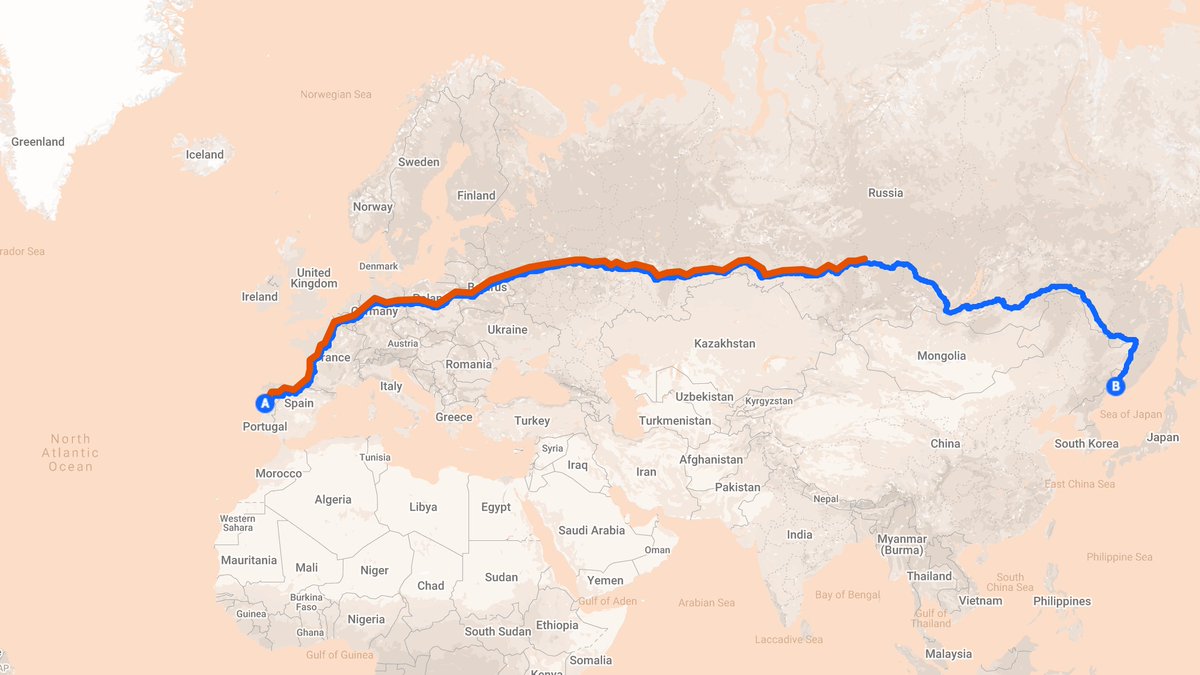 Team_Ovcare's tweet photo. Another week's update of our progress! Russia is so big but everyday we reach closer to our goal! #RideOn https://t.co/J8hTohNLkS