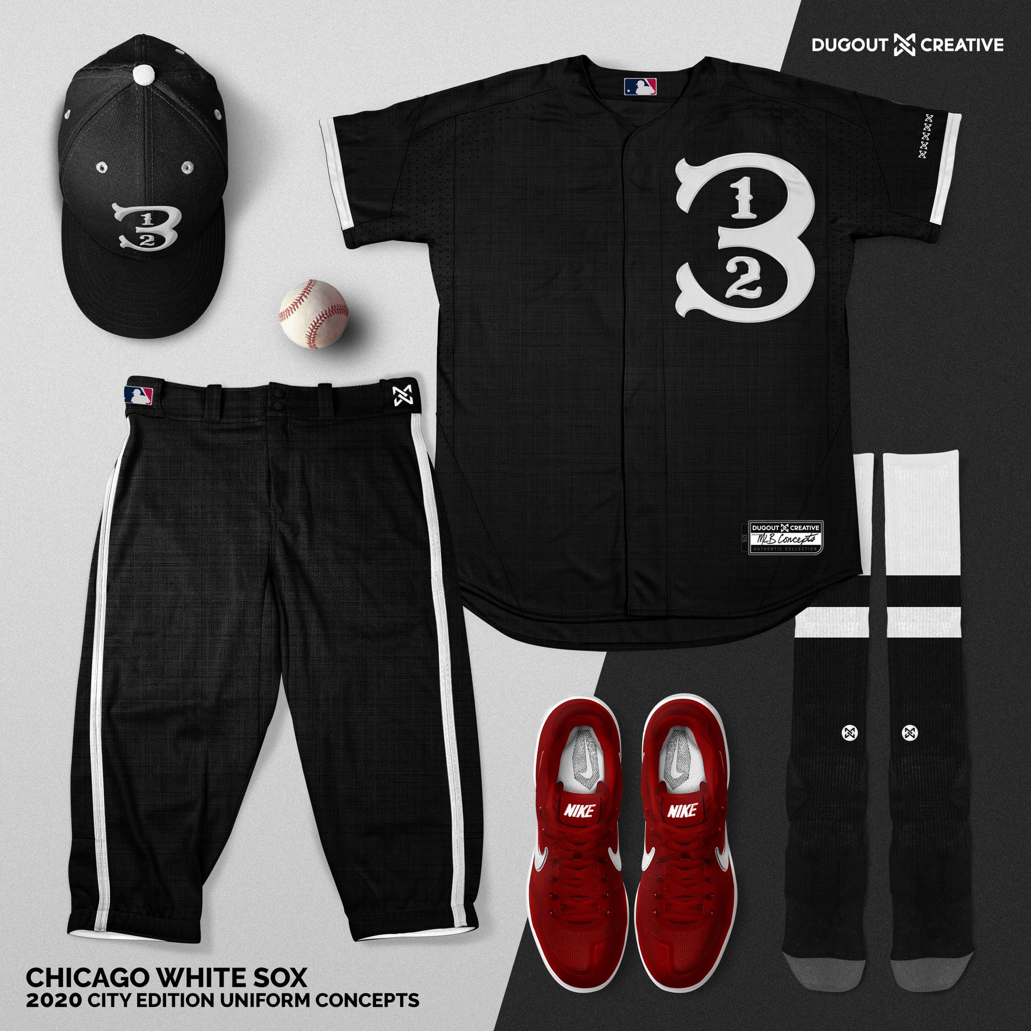 Dugout Creative on X: 2 of 30 MLB City Concepts Chicago White Sox