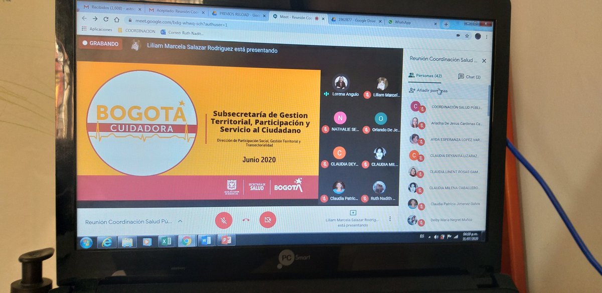 Astogi's tweet photo. #AEstaHora Reunión de Coordinación de Salud Pública con #Bogotácuidadora Promotores  del Cuidado.@rukamedina @gamedinar @julianorjuelab @LoreAngulo27  @Astogi https://t.co/9MAEzsaJXA