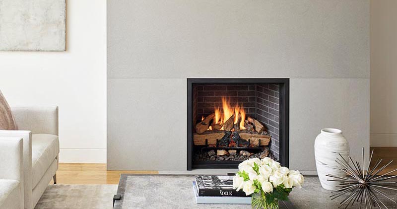 A Modern Minimalist Fireplace Surround Contributes To The Quiet Serenity Of This Living Room

See more photos here > bit.ly/3hRFyhd

#InteriorDesign #Fireplace #Interiors