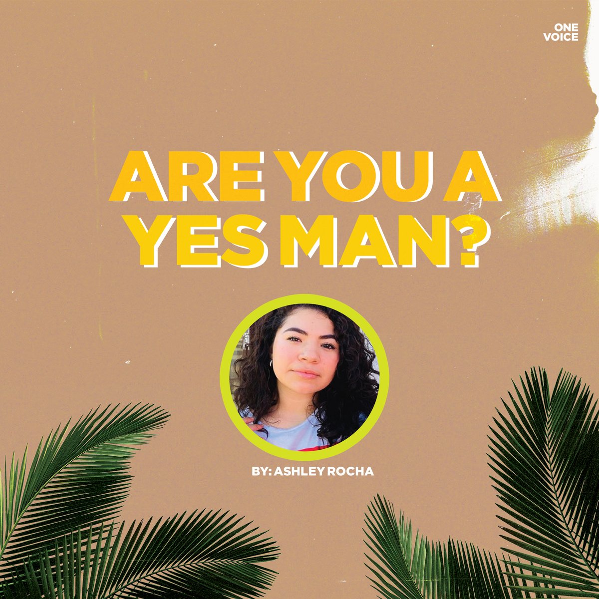What's the cost of saying yes to everything? 
Do you feel worn out and depleted by the things you say yes to in the name of serving God? 
This week's post is for you. Read the full post by Ashley Rocha here: 

ovsm.com/are-you-a-yes-…
#ovsmblog #onevoicestudentmissions #yesman