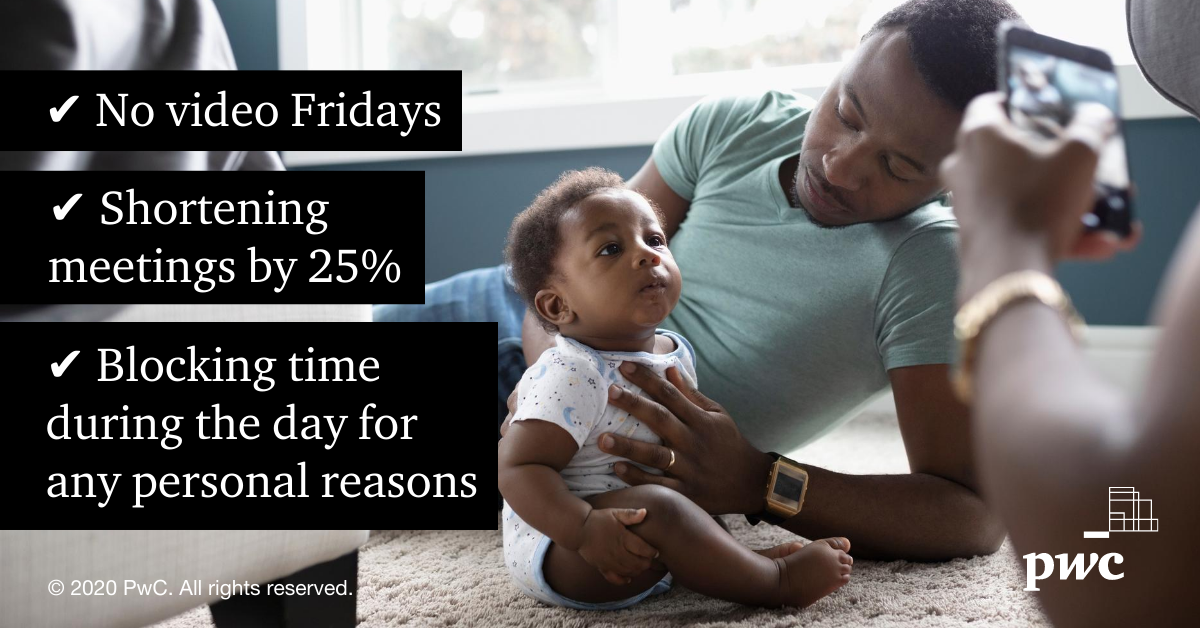 PwCUS's tweet photo. Ahead of the coming school year, we’ve increased our focus on flexible work arrangements--so our people can take advantage of the benefits that best fit their busy lifestyles. Read more in @Forbes: https://t.co/BP0I6fU8R4 https://t.co/uQpZ6vygqq