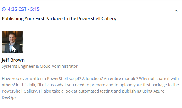 PowerShell Chicago Conference tweet media