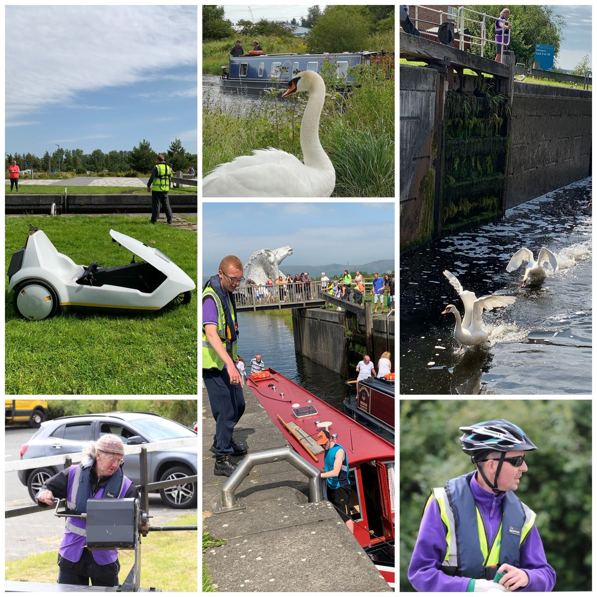 reunioncanal's tweet photo. So far we’ve had torrential rain, howling winds, blistering heat, and lots of boats! It’s been a busy week but it isn’t over yet. Tomorrow we go again 💪🚴♂️⛵️☔️☀️
💜
#lockkeeping
#canalmagic https://t.co/ybnKs5T7HG