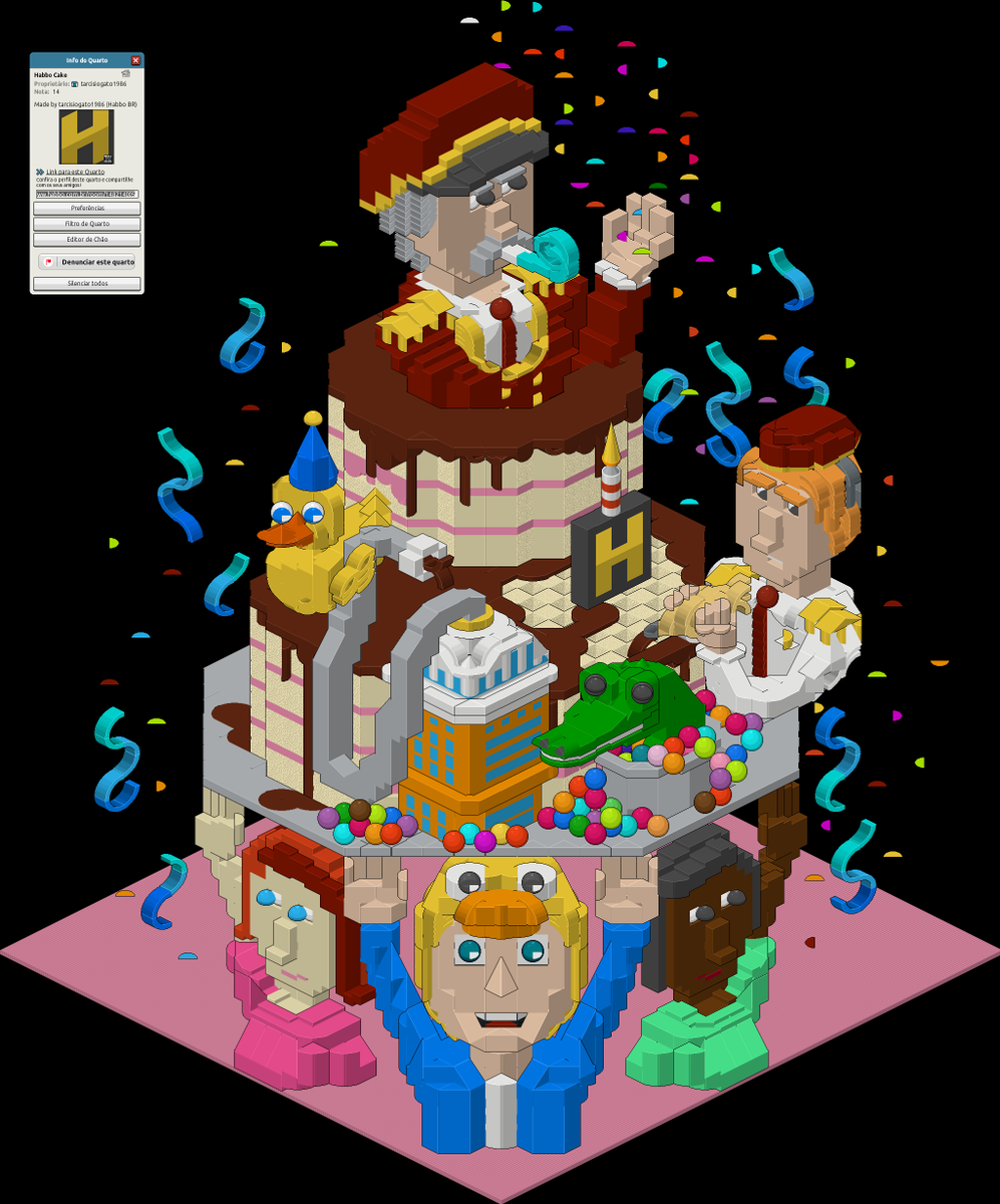 TarXsio's tweet photo. My #HabboCake (room winner @HabboPTBR) https://t.co/GmZWjq7JA2