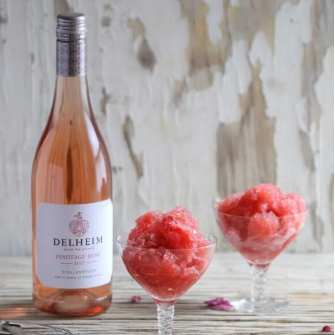 As a rosé, Pinotage provides good color and plenty of fruit; its other benefits are that as it ripens early in the season it can be harvested at lower sugar levels. Are there any favorite rosé wines you can recommend? <a href="/Delheim/">Delheim</a> 
📸: @elmarieberry