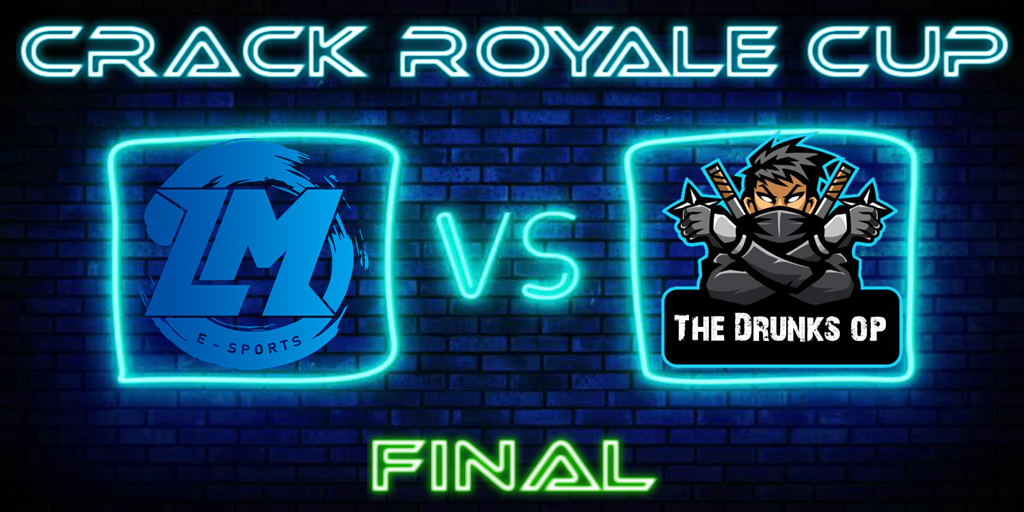 ¡¡¡Hoy es la gran final de la Crack Royale Cup!!!
#ClashRoyale   

Partido 32:

<a href="/TLMortem/">TLMortem</a> VS @DrunksOp 

¿Quién se consagrará campeón de la cuarta edición de la copa?