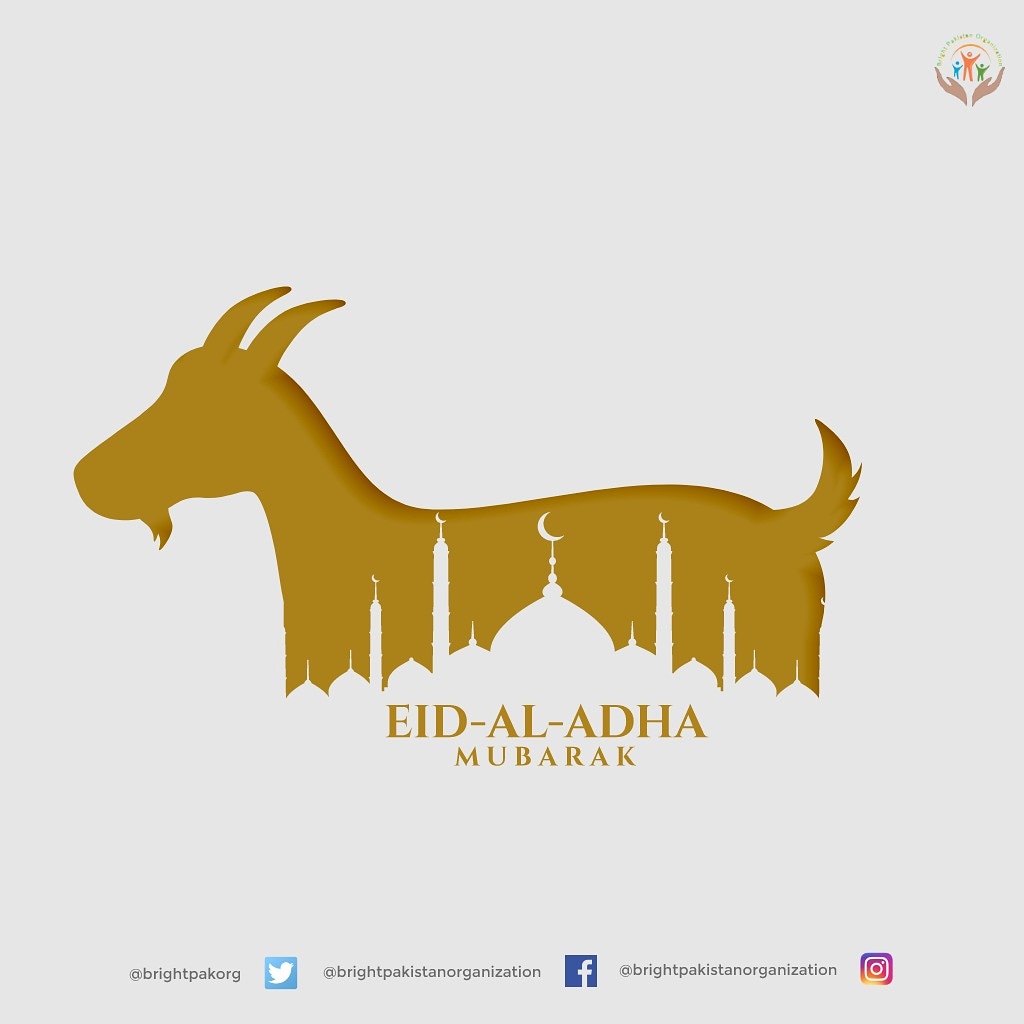 brightpakorg's tweet photo. On Eid Ul Adha, BPO wishing that your sacrifices are appreciated and your prayers are answered by the almighty.
Have a blessed Eid Ul Adha. ✨
#EidulAdha2020
#BrightPakistanOrganization #BPO #joinhands #brighside #brightPakistan https://t.co/fEt0RL4lun