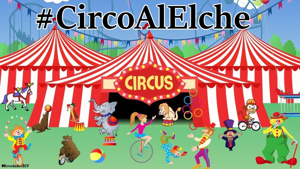 La palabra CIRCO se queda corta. El Elche, el mayor perjudicado en toda esta vergüenza que estamos viviendo. #CircoAlElche