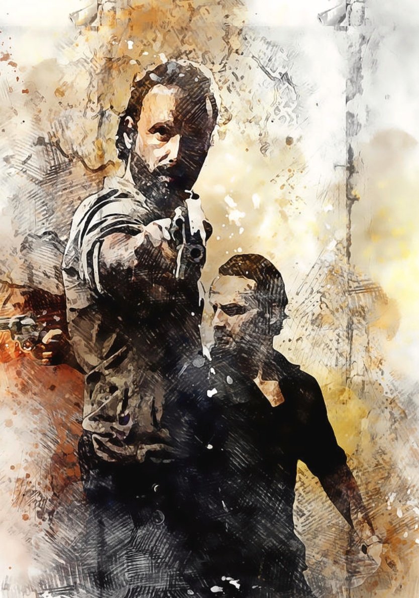 ringleader1010's tweet photo. Happy #FanArtFriday #TWDFamily #RickGrimes #AndrewLincoln #TheWalkingDead 
By Isaac Seymour https://t.co/0bTQXzwxj9