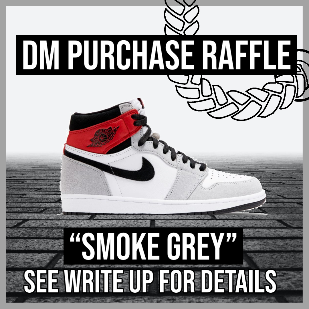 TheClosetInc's tweet photo. "SMOKE GREY"  MEN'S SIZES ONLY DM PURCHASE RAFFLE

TO QUALIFY: 
1. Be following us &amp; Tag 3 Friends 
2. Retweet This Post
3. Have a Customer Account with us
4. DM us your size &amp; email 

 Winners will receive an email invoice. If you do not receive a response you didn't win. https://t.co/iJnIREDomb