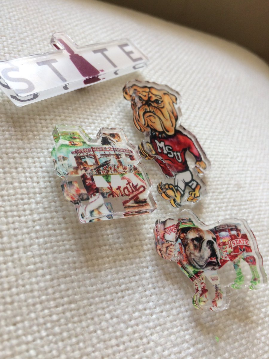 RedBirdPaper's tweet image. Where are SO excited to introduce another fun new product to the RBP MState family - acrylic lapel pins! (Enamel metal pins coming SOON also!) redbirdpaper.com/product/acryli… #HailState #MaroonFriday