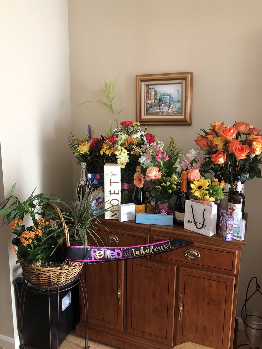 This is some of the love I received after serving at NYP/ Lawrence for 39 years. Just need the country to open up to enjoy retirement!