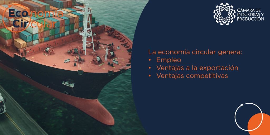 CamaraCIP's tweet photo. #CIPCircular El @wef_es estima que el cambio hacia una #economíacircular agregaría USD 1 billón a la economía global para 2025. Evitaría 100 millones de toneladas de desechos y generaría 100.000 empleos en 5 años. Solo en América Latina se generarían 6 millones de empleos al 2030 https://t.co/v4HOESqfGT