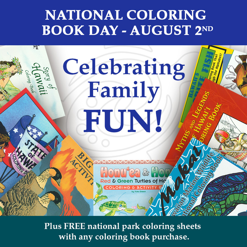 HIPacParks's tweet photo. #NationalColoringBookDay is coming up on August. 2nd!
We have lots &amp; lots of coloring books &amp; activities for creative adults &amp; kids, + free coloring sheets with every order!
#freecoloringsheets
#nationalcoloringbookday2020 #coloryourworld #coloring  #nationalparks #hawaiiparks https://t.co/sNlgagYA49