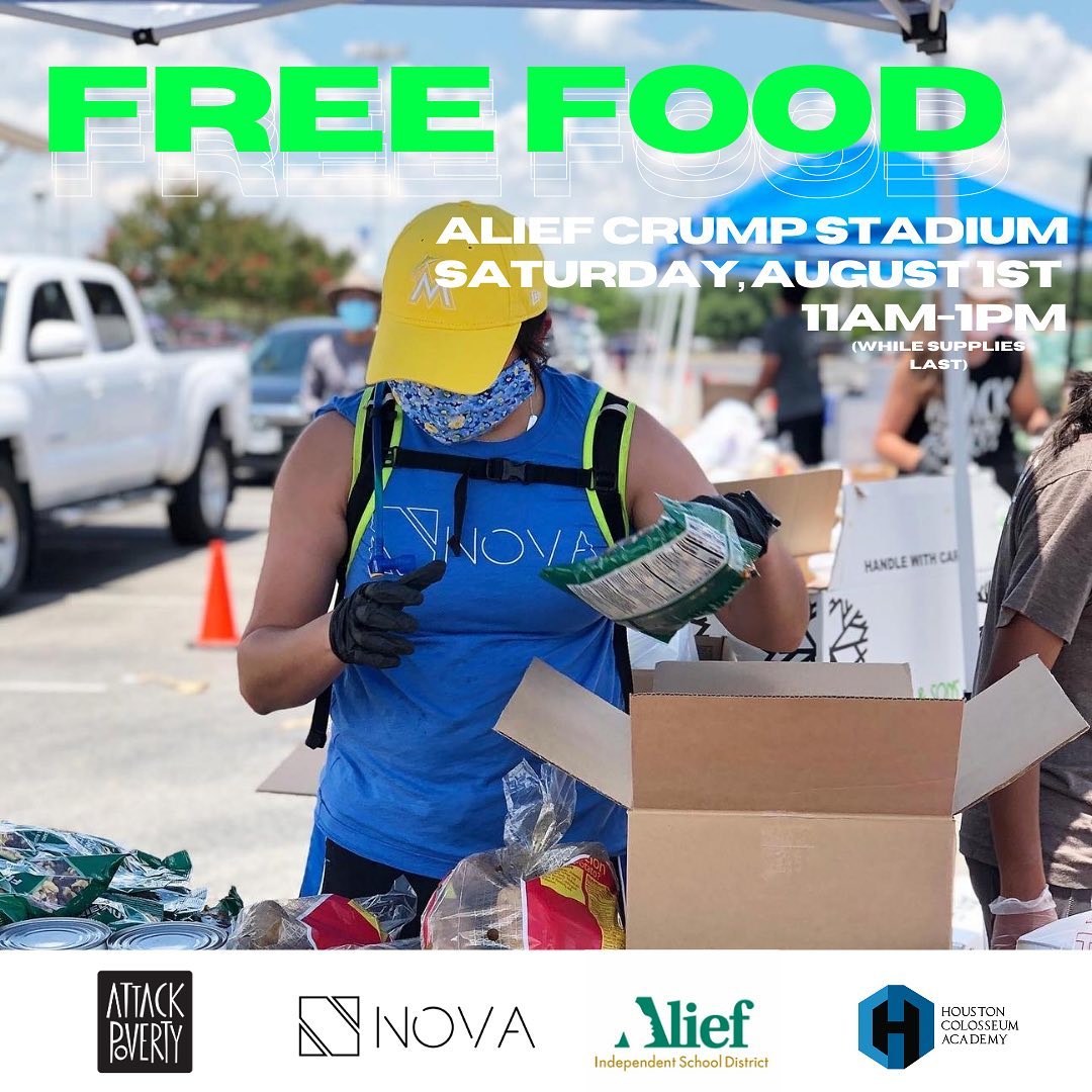 alief-isd-on-twitter-free-food-tomorrow-saturday-august-1st-at-crump