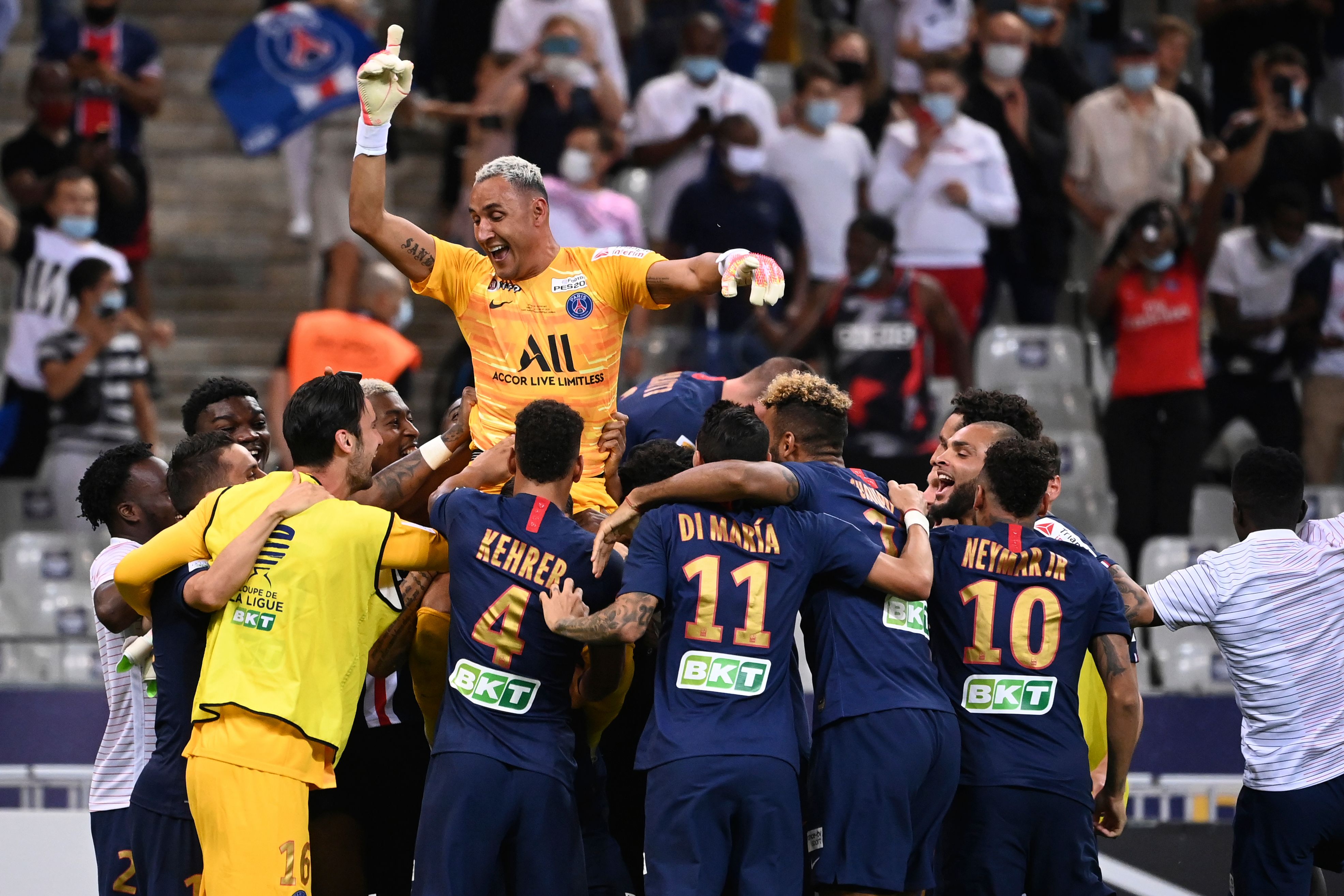Just In PSG Defeat Lyon To Win French League Cup