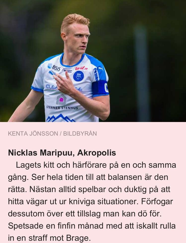 csvanemar's tweet photo. Månadens lag i Superettan. 
Bara för Sportbladet att köra CtrlC+CtrlV varje månad, resten av året.

Hand upp den som är förvånad. 
Vi sa till er. https://t.co/OoDIJBjXBE