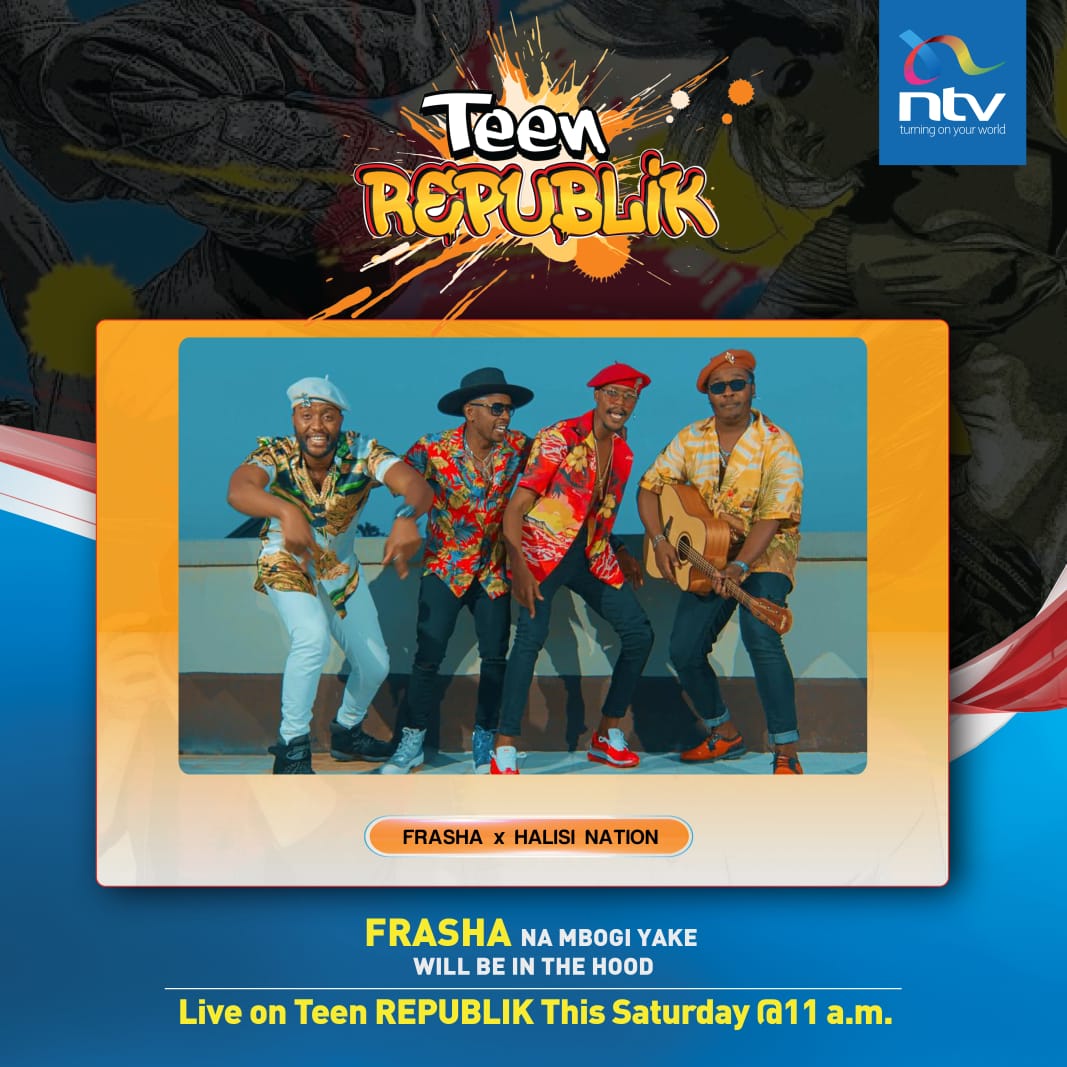 HalisiNation's tweet photo. Catch Halisination and @Frashamgenge Today on @ntvteenrepublik at 11:00am on @ntvkenya
π₯π₯π₯
Hii Nairobi tunatesa π₯
#tesa
#halisination https://t.co/vuQP8gKZci