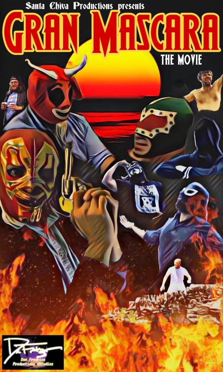 ChivaPro's tweet image. Santa Chiva Productions 1st Movie!
@JeffGant20 is in it! Chingow! #movies #Hollywood #FridayVibes #luchamovie #Netflix #netflixlatinoamérica #art #WrestlingCommunity #wrestling #GOAT #chiva #Mexico #Brazil #SouthAmerica #Texas #Waco #newbraunfels #Laredo #McAllen