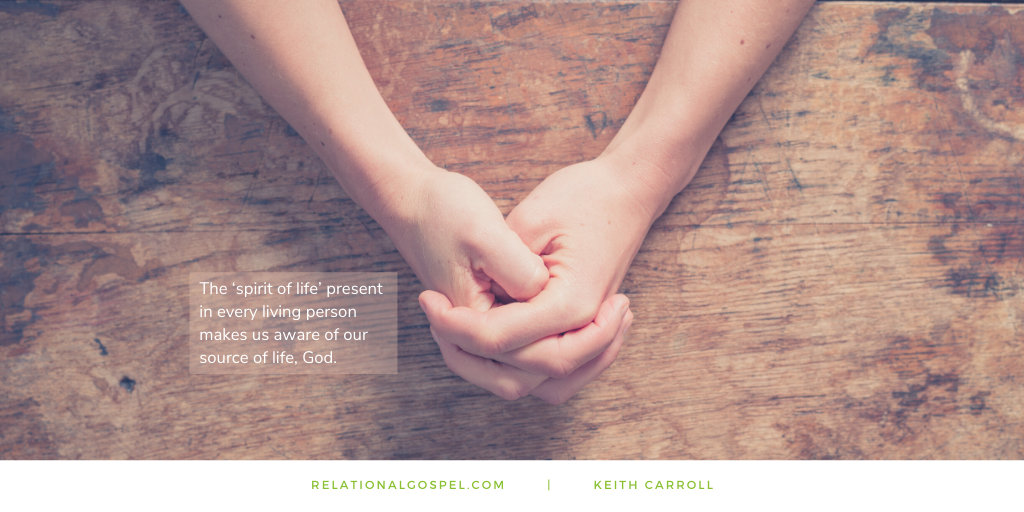 RelateToGod's tweet photo. The ‘spirit of life’ present in every living person makes us aware of our source of life, God.
#drawclosertoGodtoday #RelationalReality #RelatetoGod https://t.co/leArikSOTP