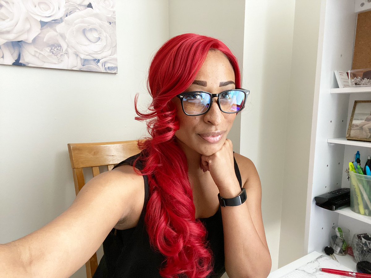 marquitabianca's tweet photo. A day in the home office! Always feel like it’s game time in the blue blockers! https://t.co/LBdzihNXUW