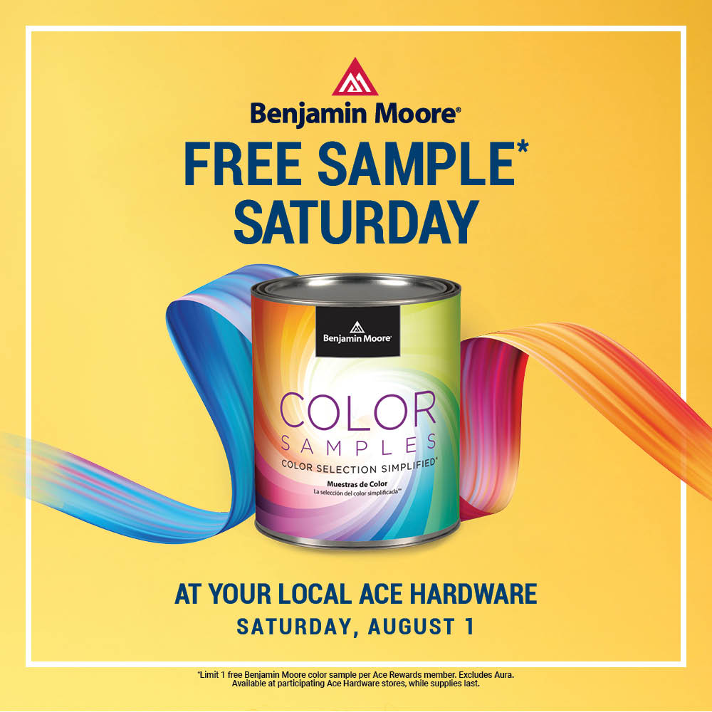 _blackbird_OR's tweet image. Try it before you buy it! If you’re looking for the perfect #BenMoore color, check out of our Free Sample Saturday event 🎨 at your neighborhood Ace - Blackbird! Valid, Sat, 8/1/2020. See store for any exclusions. #MyLocalAce #BenjaminMoore #BlackbirdAceHardware