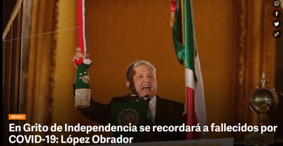 ChumelTorres's tweet photo. Hasta las olimpiadas cancelaron pero nuestro tlatoani va a recordar a los muertos en un evento que -de facto- va a infectar a más personas.

Ya pídanos perdón por votar por esta pesadilla. https://t.co/b6q8KYKNzv